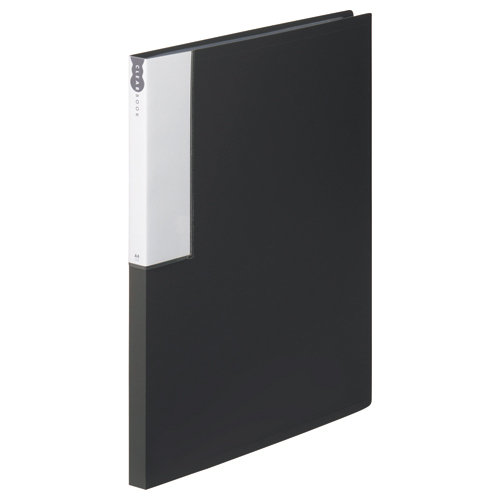 ｸﾘﾔｰﾌﾞｯｸ A4ﾀﾃ 24ﾎﾟｹｯﾄ 背幅17mm ﾀﾞｰｸｸﾞﾚｰ 1冊画像