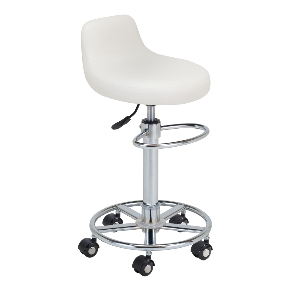 カラートレンドチェアー ハイタイプ ホワイト画像