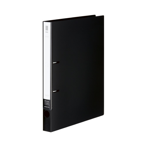 リングファイル＜ＮＥＯＳ＞Ａ４縦　背幅３３ｍｍ　黒画像