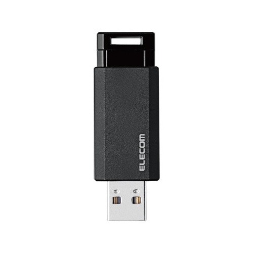 ＵＳＢ３．１メモリー　ノック式　３２ＧＢ　ブラック画像