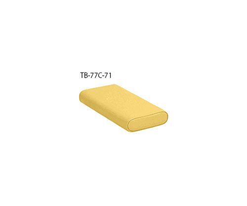 かどまるマクラ(小) 幅34×奥行16×高さ4.5cm イエロー画像