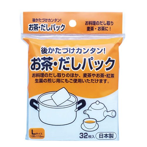 お茶用品 お茶・だしパックL 32枚入 アートナップ [ケース販売]画像