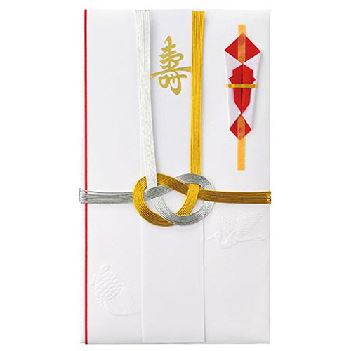 祝金封 中柾金銀7本 結切 短冊4枚入 1ｾｯﾄ(20枚)画像