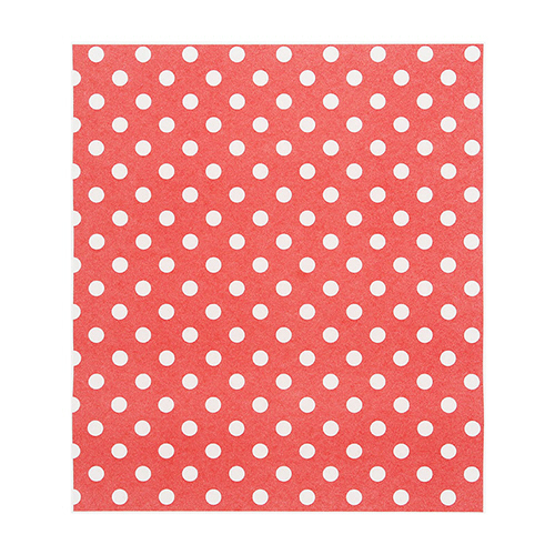 ﾜｯｸｽﾍﾟｰﾊﾟｰ 218-250mm ﾄﾞｯﾄ赤 1ｾｯﾄ(5000枚:100枚×50ﾊﾟｯｸ)画像