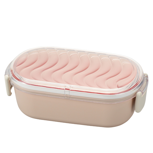 弁当箱　yurari　レクタングル　PK　ピンク画像