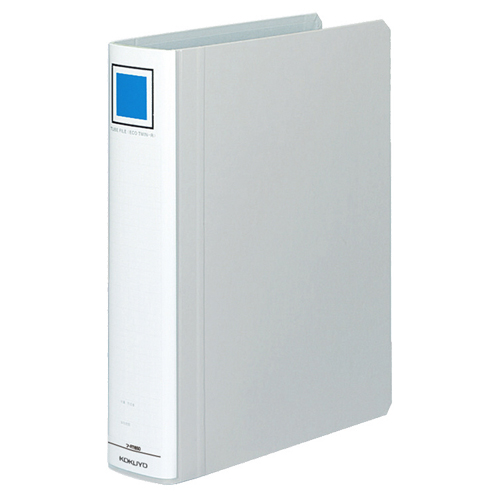 ﾁｭｰﾌﾞﾌｧｲﾙ(ｴｺﾂｲﾝR) A4ﾀﾃ 500枚収容 50mmとじ 背幅65mm ｼﾙﾊﾞｰ 1ｾｯﾄ(10冊)画像