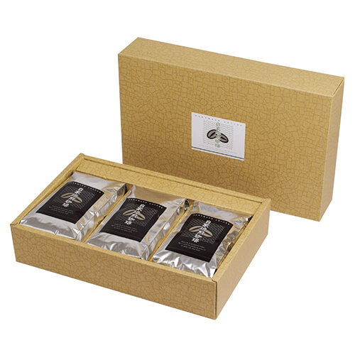 アルミ袋ギフト箱　３ヶ入　クラフト画像