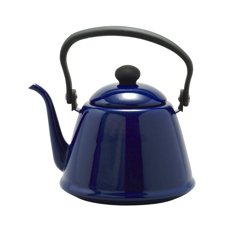調理器具 野田琺瑯 DK-200 NB ドリップケトル(2) 2L ネイビー 野田琺瑯画像