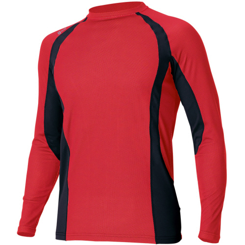 TULTEX(ﾀﾙﾃｯｸｽ) ｺﾝﾌﾟﾚｽﾌｨｯﾄ長袖ｼｬﾂ WINCOOL ﾚｯﾄﾞ L 1着