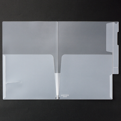 ｶﾙﾃﾌｫﾙﾀﾞｰ(ﾌﾗｯﾌﾟ付)ﾀﾞﾌﾞﾙ(縦型) A4ﾀﾃ 1箱(100枚)画像