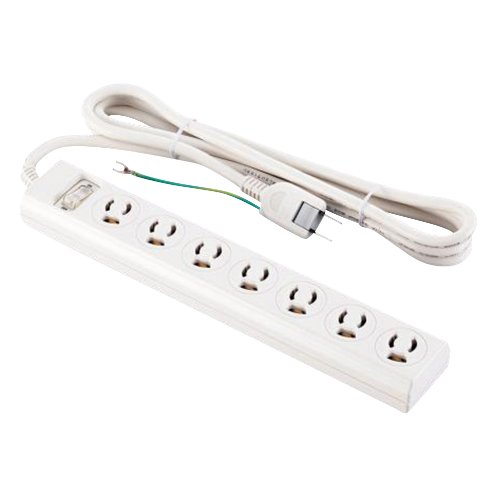 OAタップ　コード2m　コンセント7個口（3芯）画像