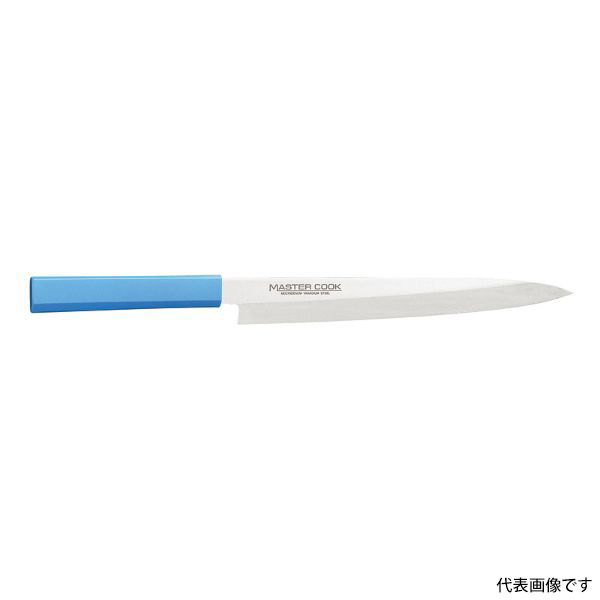 包丁　マスターコック　MCYK-300　柳刃　30cm　ブラウン　片岡製作所画像