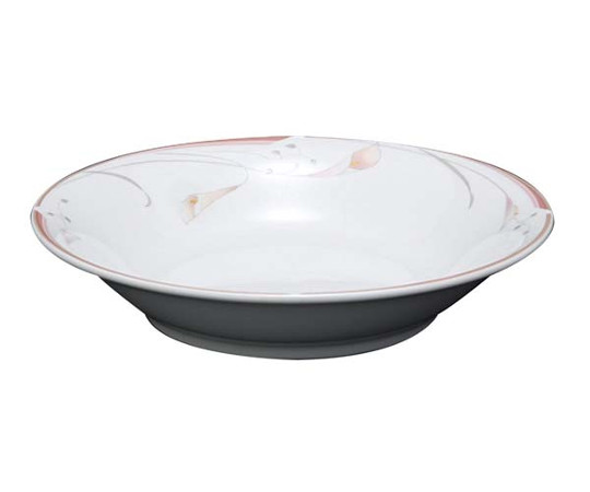 フラワーピンク　14cm　フルーツプレート　OFM01-210画像