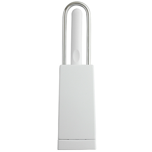 ﾄｲﾚﾌﾞﾗｼ ｽﾘﾑｺﾝﾊﾟｸﾄｹｰｽ付 W ﾎﾜｲﾄ 1個画像