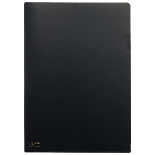 ｶﾗｰｸﾘﾔｰﾎﾙﾀﾞｰ A4 ｼｰｸﾚｯﾄﾌﾞﾗｯｸ(不透明) 1ｾｯﾄ(50枚)画像