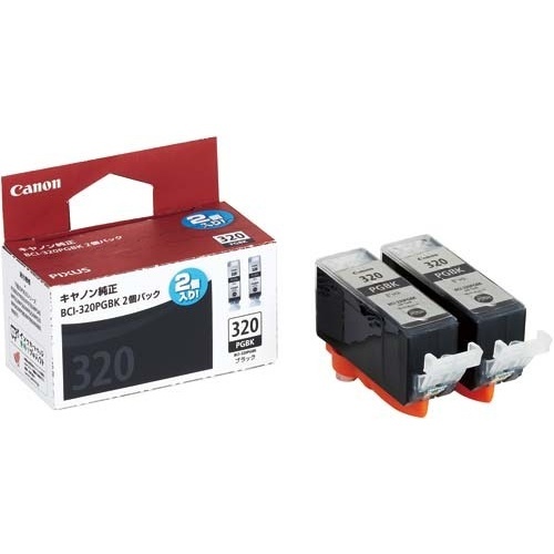 純正インク　ＢＣＩ－３２０ＰＧＢＫ　ブラック×２画像