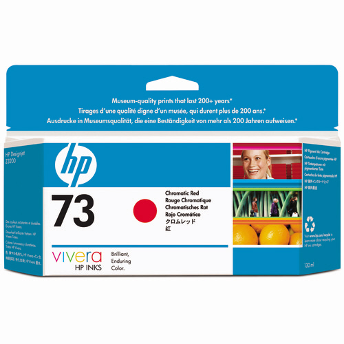 HP73 ｲﾝｸｶｰﾄﾘｯｼﾞ ｸﾛﾑﾚｯﾄﾞ 130ml 顔料系 CD951A 1個画像