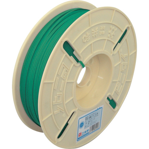ﾋﾞﾆﾀｲ ﾎﾟﾘｴﾁﾚﾝ ﾘｰﾙ巻 4mm×500M 緑 1巻画像