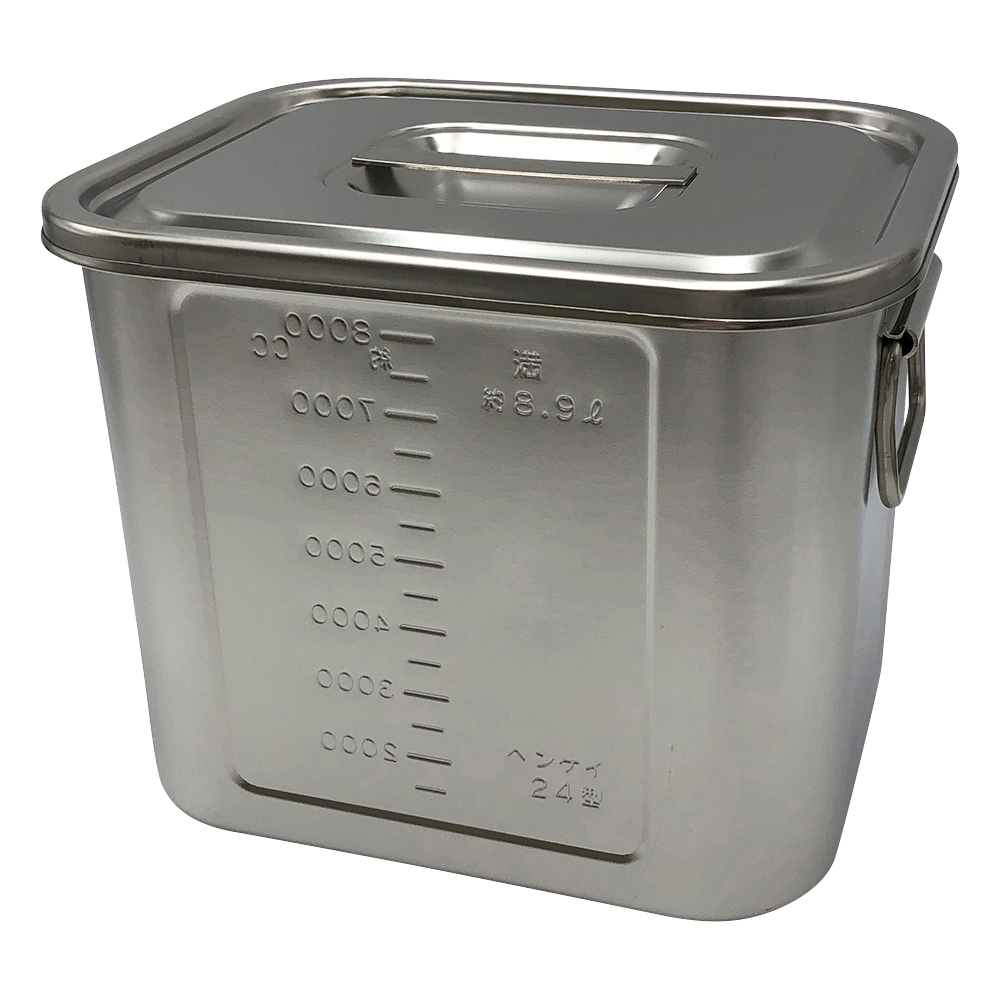 角型目盛付ポット　(取手付き)　8.9L画像