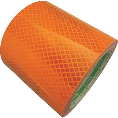 軟質高輝度ﾌﾟﾘｽﾞﾑ反射ﾃｰﾌﾟ DM9600 100mm×5m 黄 1巻