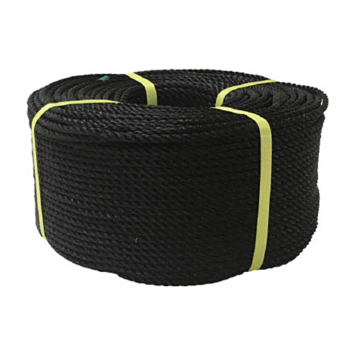 ﾛｰﾌﾟ PEﾛｰﾌﾟ巻物 6φ×200m ﾌﾞﾗｯｸ 1巻画像