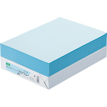 αｴｺｶﾗｰﾍﾟｰﾊﾟｰII A4 ｽｶｲﾌﾞﾙｰ 1ｾｯﾄ(2500枚:500枚x5冊)画像