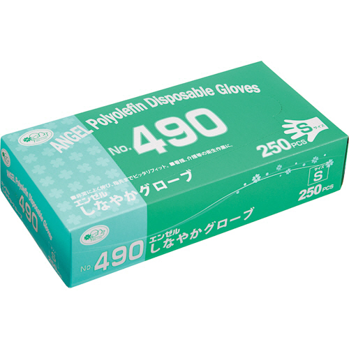 しなやかｸﾞﾛｰﾌﾞ No.490 S 1ｾｯﾄ(5000枚:250枚×20ﾊﾟｯｸ)画像