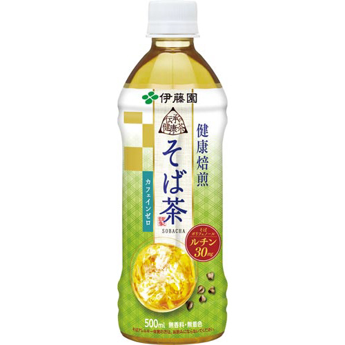 伝承の健康茶　そば茶　５００ｍｌ　２４本画像