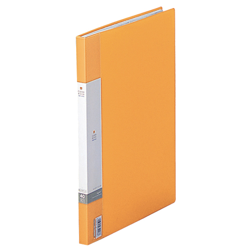 ﾘｸｴｽﾄ ｸﾘﾔｰﾌﾞｯｸ(ｻｲﾄﾞﾍﾞﾝﾂ)A4ﾀﾃ(見開きA3)40P(20ｼｰﾄ)D16mm 黄 1冊画像