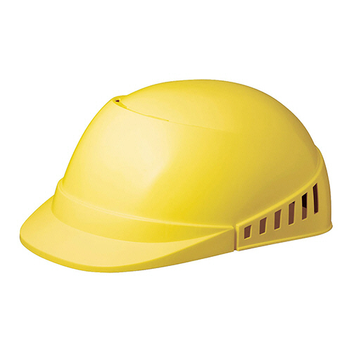 PE製軽作業帽(通気孔) SCL-100A ｿﾌｨｱｲｴﾛｰ 1個画像