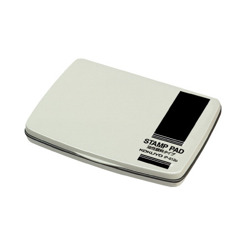 スタンプ台　顔料タイプ大形　盤面１０８×６６ｍｍ黒画像