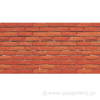 ビニール幕 レンガ（写真）画像