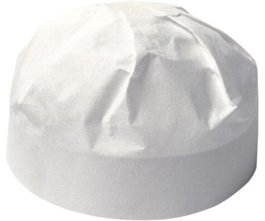 ヘルメット用使い捨てインナー紙帽子　直径約19cm 50枚入