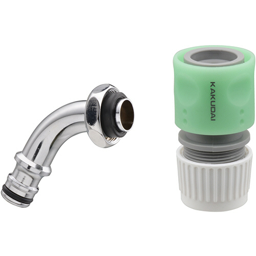 GAONA 散水用ｼﾞｮｲﾝﾄ万能ﾊﾟｲﾌﾟ ﾎｰｾﾝﾄﾞ付き ﾜﾝﾀｯﾁ接続 1個画像