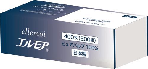 エルモア　ペーパータオルレギュラー２００組４００枚画像