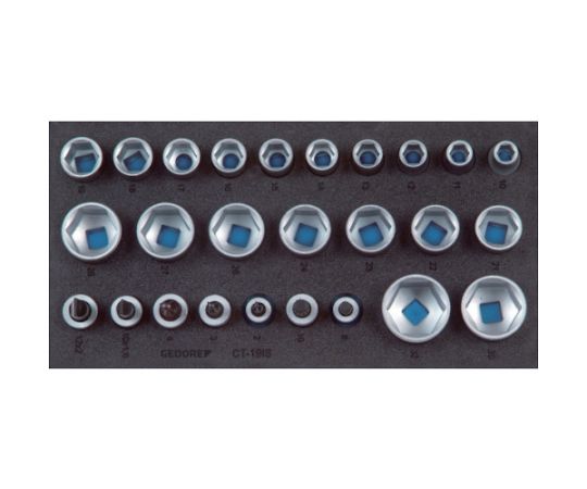 ソケットセット1/2 1500CT1‐19IS 1セット（26個入）画像