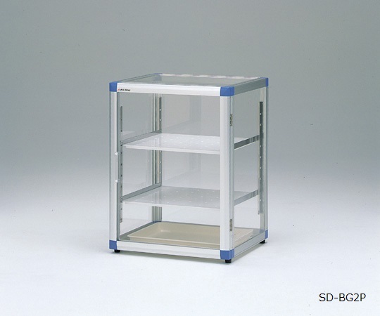 スタンダードデシケーターBG　574×523×765mm　強化プラスチック棚　ゴム足付き画像