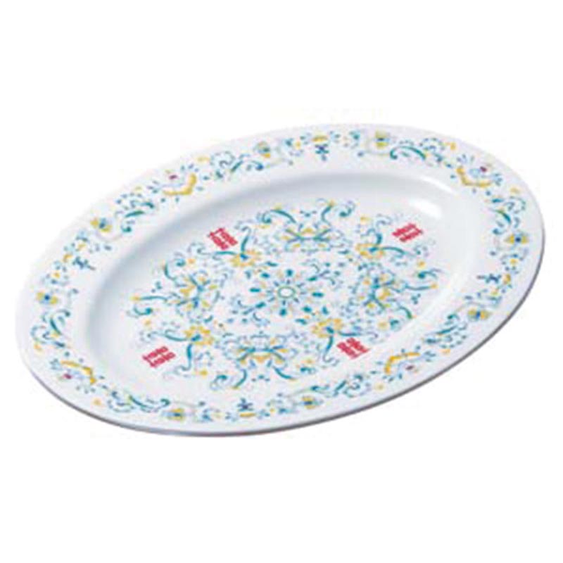 メラミン食器 李園 小判皿 中 CD-10-E 台和画像