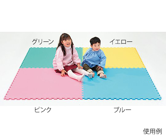 エッグクッションマット ピンク 1組（4枚入）画像