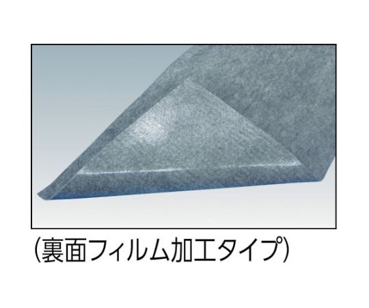 オイルキャッチャーマットGY　500X900　10枚入 平らに広げられた複数枚のマットが揃っている様子
