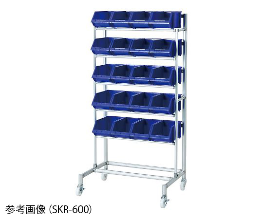 収納コンテナラック　668×431×1307mm