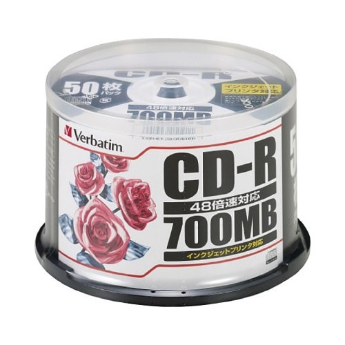 ＣＤ－Ｒデータ用　４８倍速　ＩＪ対応　５０枚ＳＰ画像