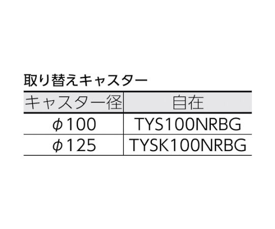 グランカート　平台車　800X535　4輪自在 滑らかな表面に置かれた4つの自在車輪が付いた平台車