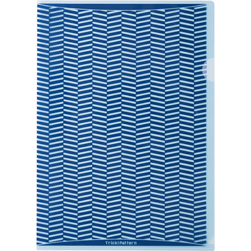 ﾄﾘｯｸ!ｸﾘｱﾌｫﾙﾀﾞ A4 ﾌﾞﾙｰ 1ﾊﾟｯｸ(10枚)画像