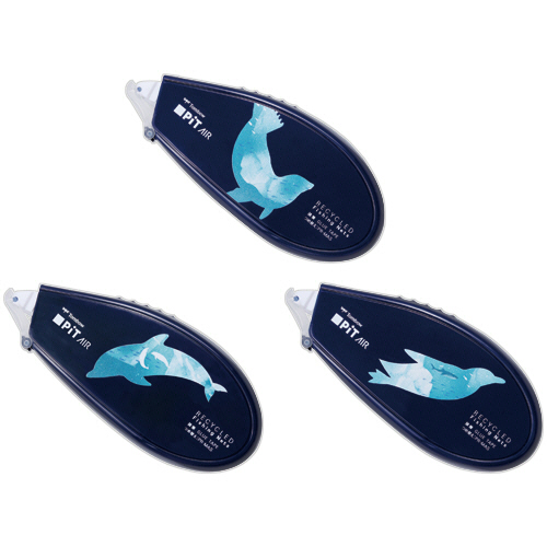 ﾃｰﾌﾟのり ﾋﾟｯﾄｴｱｰ 漁網ﾘｻｲｸﾙ ｱｿｰﾄA 1ﾊﾟｯｸ(3個)画像