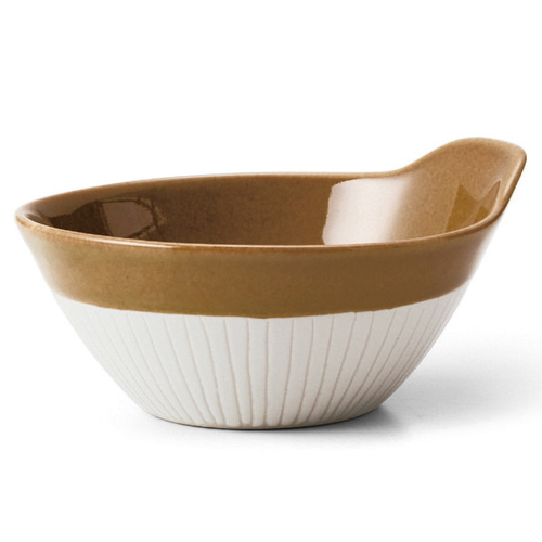 とんすい 13.5cm Craft Line クラフトライン 磁器 ブラウン画像