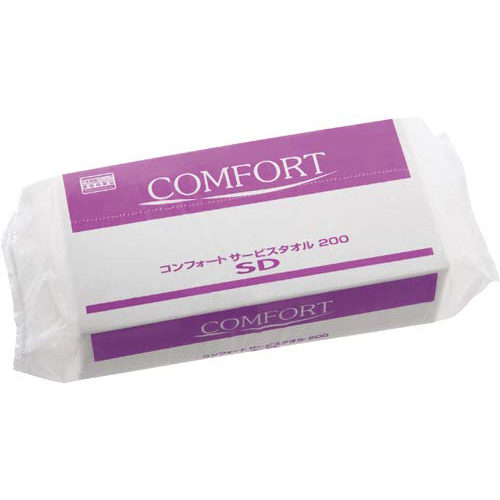 コンフォートサービスタオル２００枚　１梱（３０個）画像