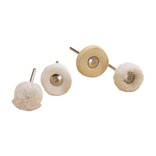 積層ｿﾌﾄﾊﾞﾌ(ｼｬﾝｸ径φ3mm) ｶｯﾌﾟ型 ｾｰﾑ皮 1袋(10個)画像