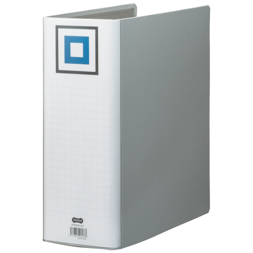 両開きﾊﾟｲﾌﾟ式ﾌｧｲﾙV A4ﾀﾃ1000枚収容100mmとじ 背幅115mmｼﾙﾊﾞｰ 1ｾｯﾄ(30冊)画像