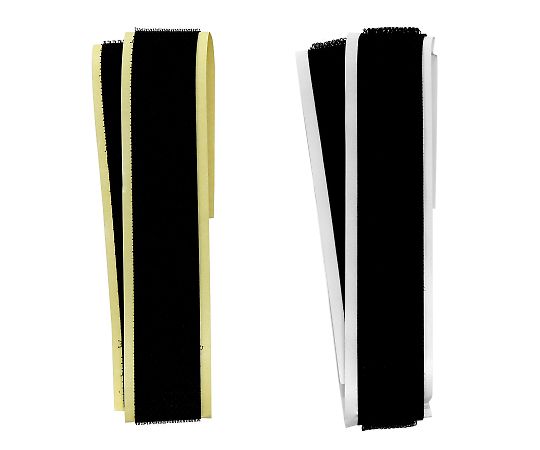 強力面ファスナー バリバリテープ 激強力 25×500mm 黒 1セット（2組入）画像